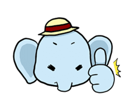 Thai Smiley Elephant sticker #6799375