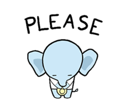 Thai Smiley Elephant sticker #6799377