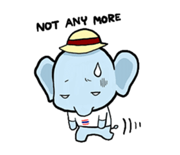 Thai Smiley Elephant sticker #6799389