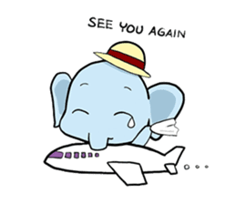 Thai Smiley Elephant sticker #6799405