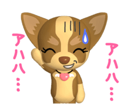 3D Chihuahua Friends sticker #6800093