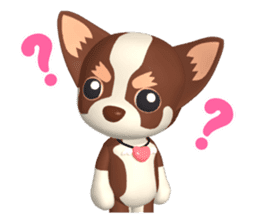 3D Chihuahua Friends sticker #6800097