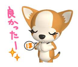 3D Chihuahua Friends sticker #6800100