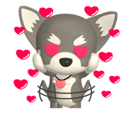 3D Chihuahua Friends sticker #6800107