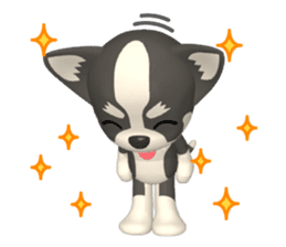 3D Chihuahua Friends sticker #6800109