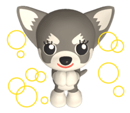 3D Chihuahua Friends sticker #6800111
