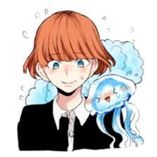 Umitsuki and his friend sticker #6800563