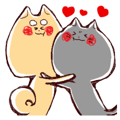 Gluttonous dogs and lonely cat