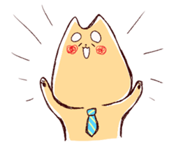 Gluttonous dogs and lonely cat sticker #6800694