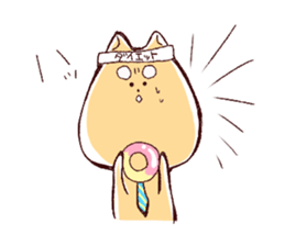 Gluttonous dogs and lonely cat sticker #6800696