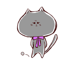 Gluttonous dogs and lonely cat sticker #6800707