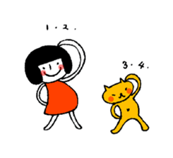 Every day with my kitten sticker #6801543