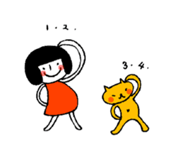 Every day with my kitten sticker #6801543