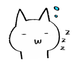 Even this is a cat. sticker #6801953