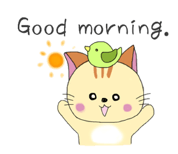 Kuro's daily life 5 English version sticker #6802048