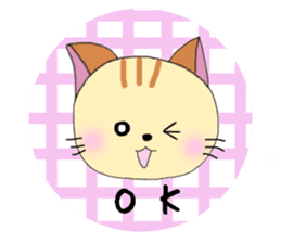 Kuro's daily life 5 English version sticker #6802052