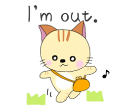 Kuro's daily life 5 English version sticker #6802054