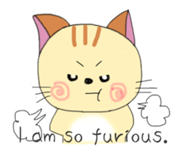 Kuro's daily life 5 English version sticker #6802056