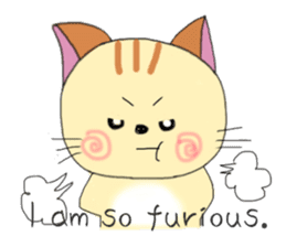 Kuro's daily life 5 English version sticker #6802056