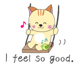 Kuro's daily life 5 English version sticker #6802061