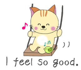 Kuro's daily life 5 English version sticker #6802061