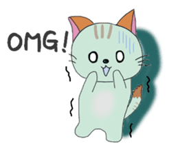 Kuro's daily life 5 English version sticker #6802067