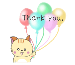 Kuro's daily life 5 English version sticker #6802069