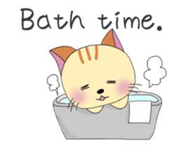 Kuro's daily life 5 English version sticker #6802085