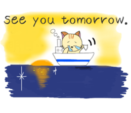 Kuro's daily life 5 English version sticker #6802086