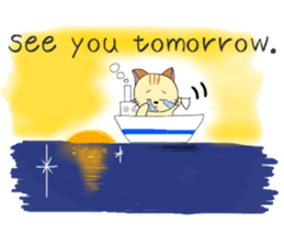 Kuro's daily life 5 English version sticker #6802086