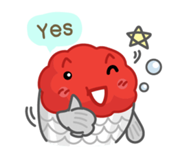 Love ranchu Goldfish sticker #6802126