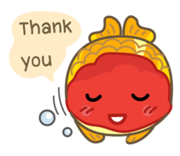 Love ranchu Goldfish sticker #6802148