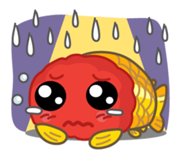 Love ranchu Goldfish sticker #6802159