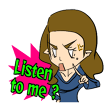 Scary sister   Eng Ver sticker #6802296