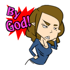 Scary sister   Eng Ver sticker #6802308