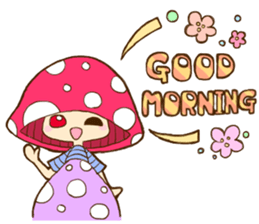 Is avoided; a toadstool "Beniko-chan" sticker #6802368