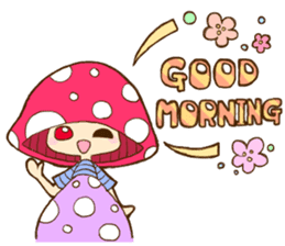 Is avoided; a toadstool "Beniko-chan" sticker #6802368