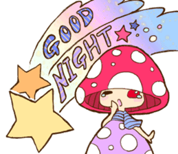 Is avoided; a toadstool "Beniko-chan" sticker #6802369