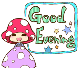 Is avoided; a toadstool "Beniko-chan" sticker #6802371
