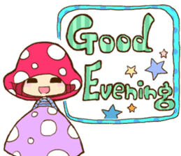 Is avoided; a toadstool "Beniko-chan" sticker #6802371