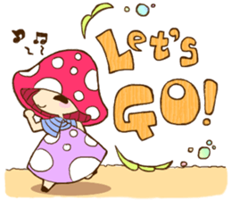 Is avoided; a toadstool "Beniko-chan" sticker #6802372