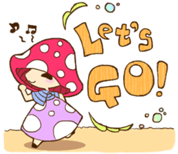 Is avoided; a toadstool "Beniko-chan" sticker #6802372
