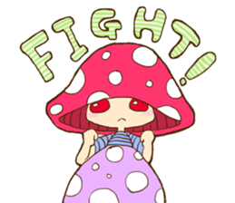 Is avoided; a toadstool "Beniko-chan" sticker #6802374