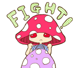 Is avoided; a toadstool "Beniko-chan" sticker #6802374
