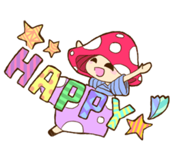 Is avoided; a toadstool "Beniko-chan" sticker #6802377