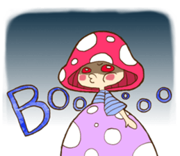 Is avoided; a toadstool "Beniko-chan" sticker #6802381