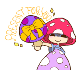 Is avoided; a toadstool "Beniko-chan" sticker #6802385