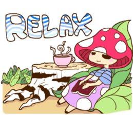 Is avoided; a toadstool "Beniko-chan" sticker #6802386