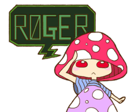 Is avoided; a toadstool "Beniko-chan" sticker #6802387