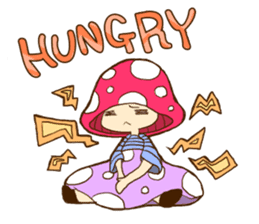 Is avoided; a toadstool "Beniko-chan" sticker #6802388